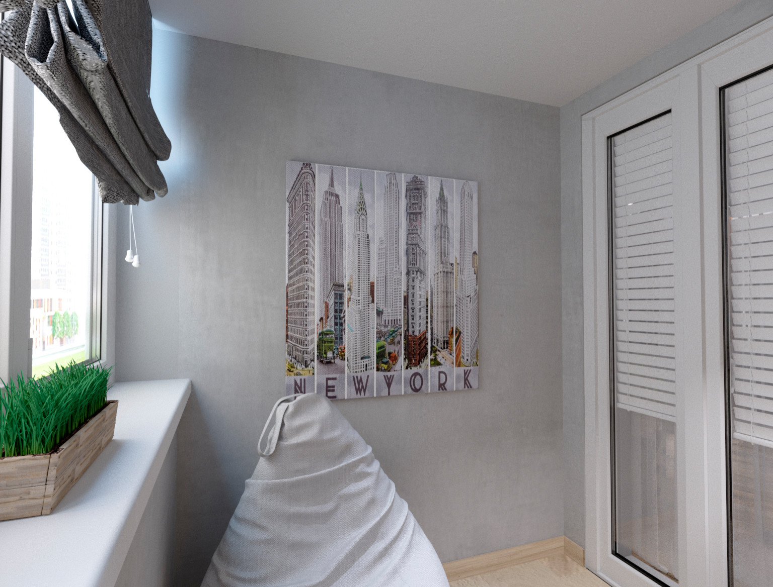 Дизайн проект в ЖК Город