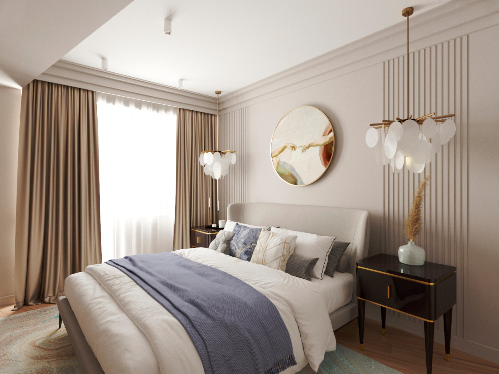 Обложка проекта: Квартира 100 квадратных метров в г.Кисловодске, Проект спальни