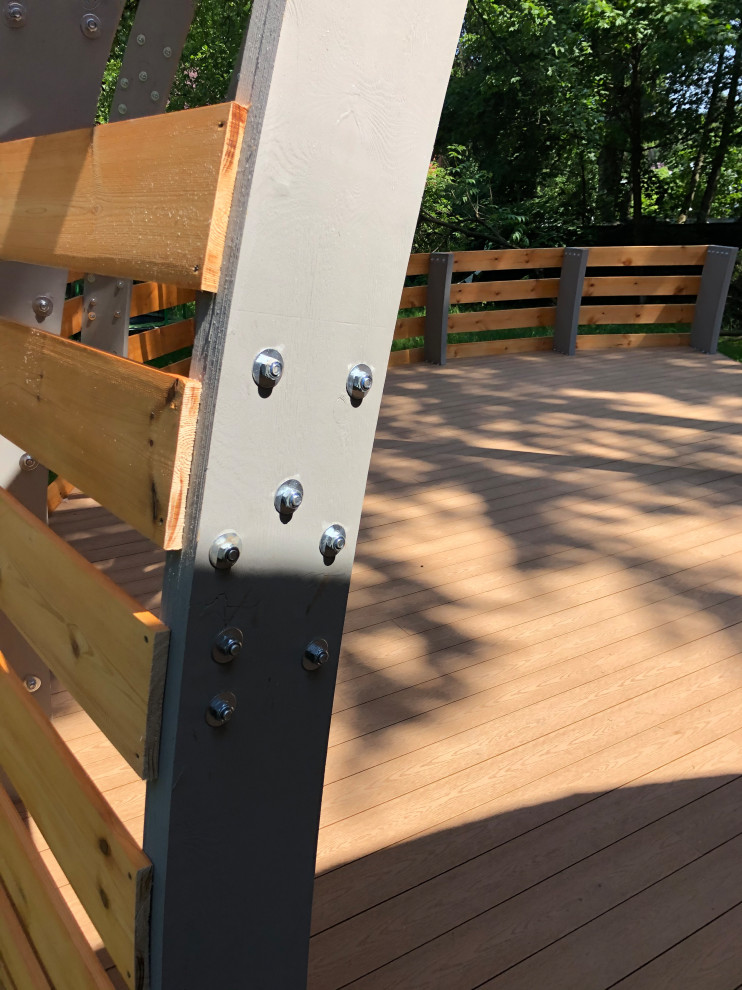 Необычная веранда (и терраса) к Необычному Дому (проект "Фазенда-лайф")