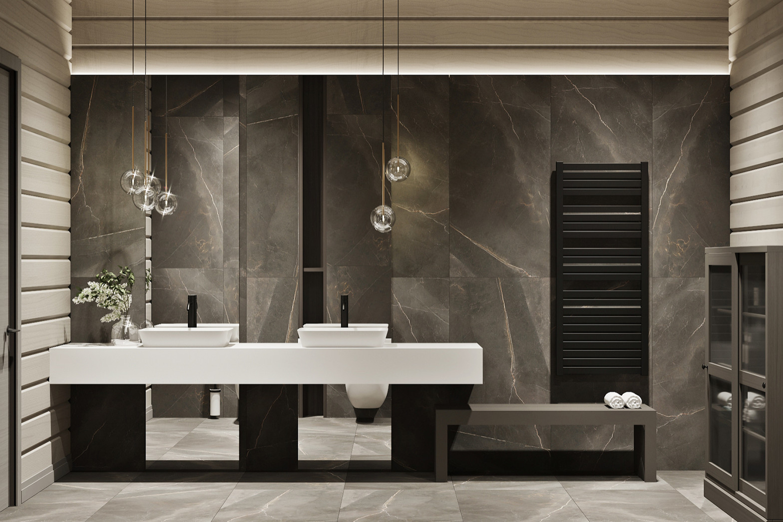 Интерьер загородного дома, 400 м2