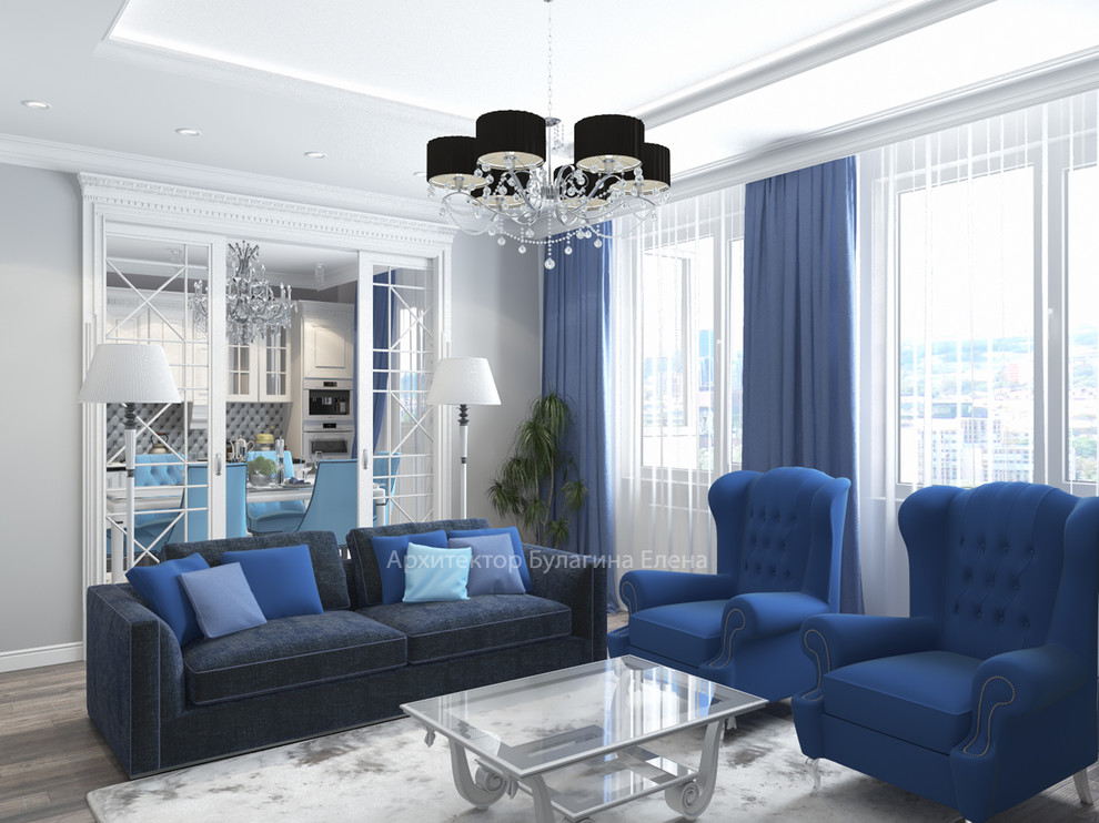 Дизайн-проект кв-ры ЖК г. Красногорск Московкая обл.