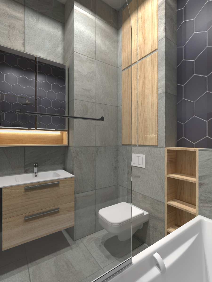 квартира в стиле минимализм для очень молодой семьи