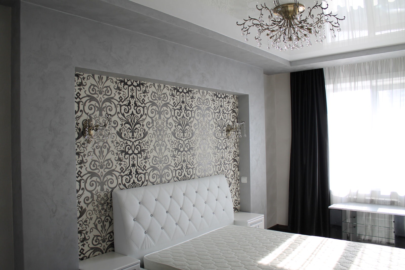 Обложка проекта: спальня в сером