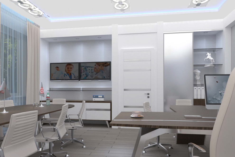 Обложка проекта: Интерьеры Медицинского центра КБ №1