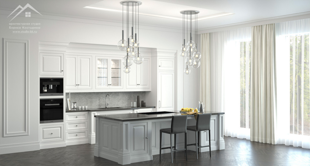 Обложка проекта: Дизайн-проект интерьера в частном доме (неоклассика) пос.Николина Гора