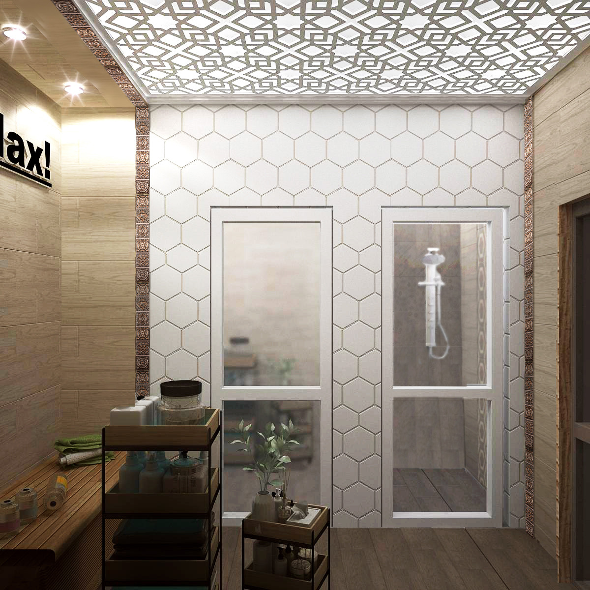 Интерьер банного комплекса