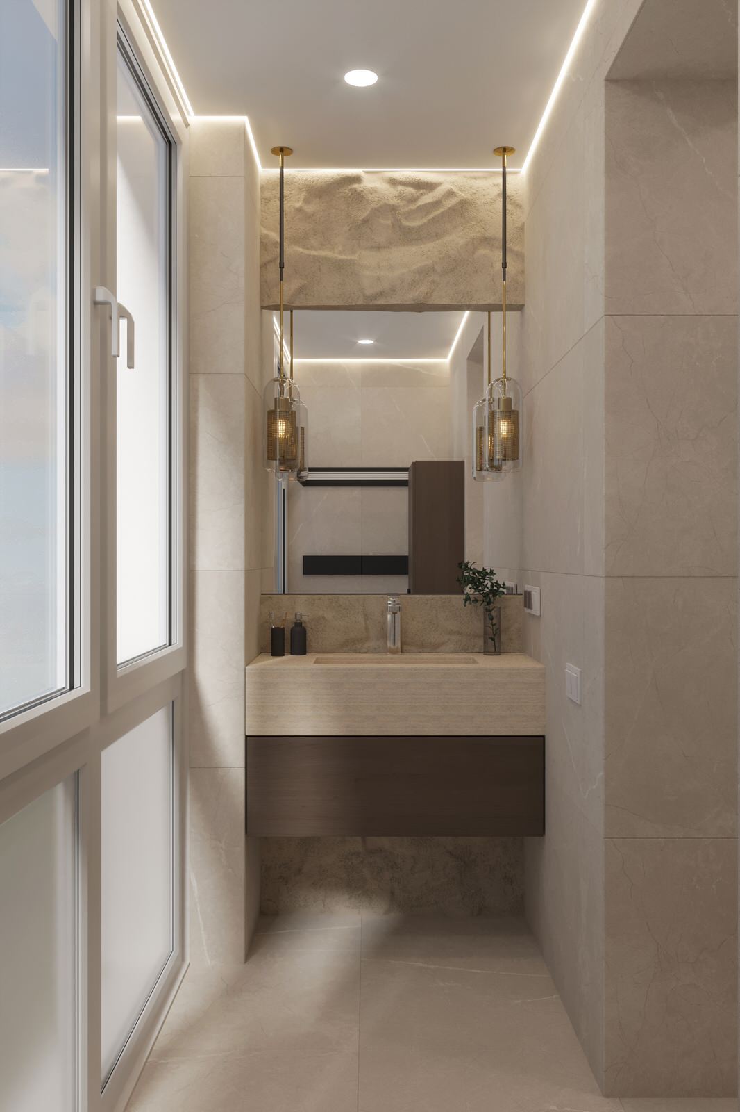 Визуализация дизайн-проекта 2-х комнатной квартиры