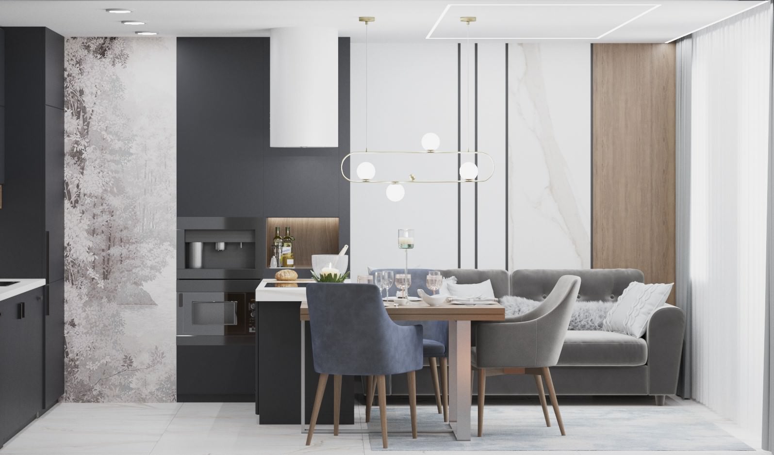 Дизайн-проект квартиры г. Ярославль