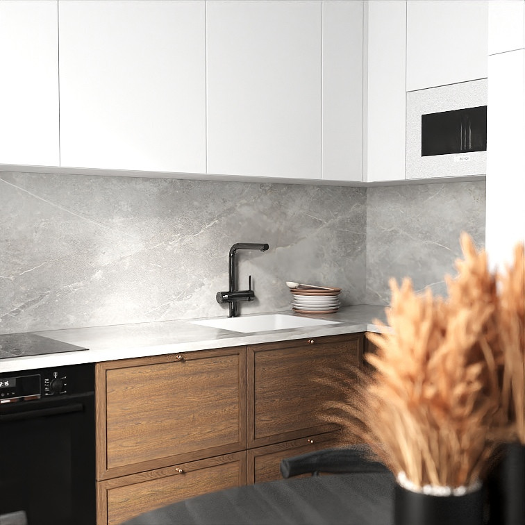 Обложка проекта: Кухня московская квартира