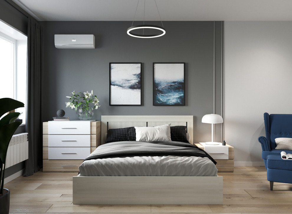 Евродвушка с объединенной кухней-гостиной