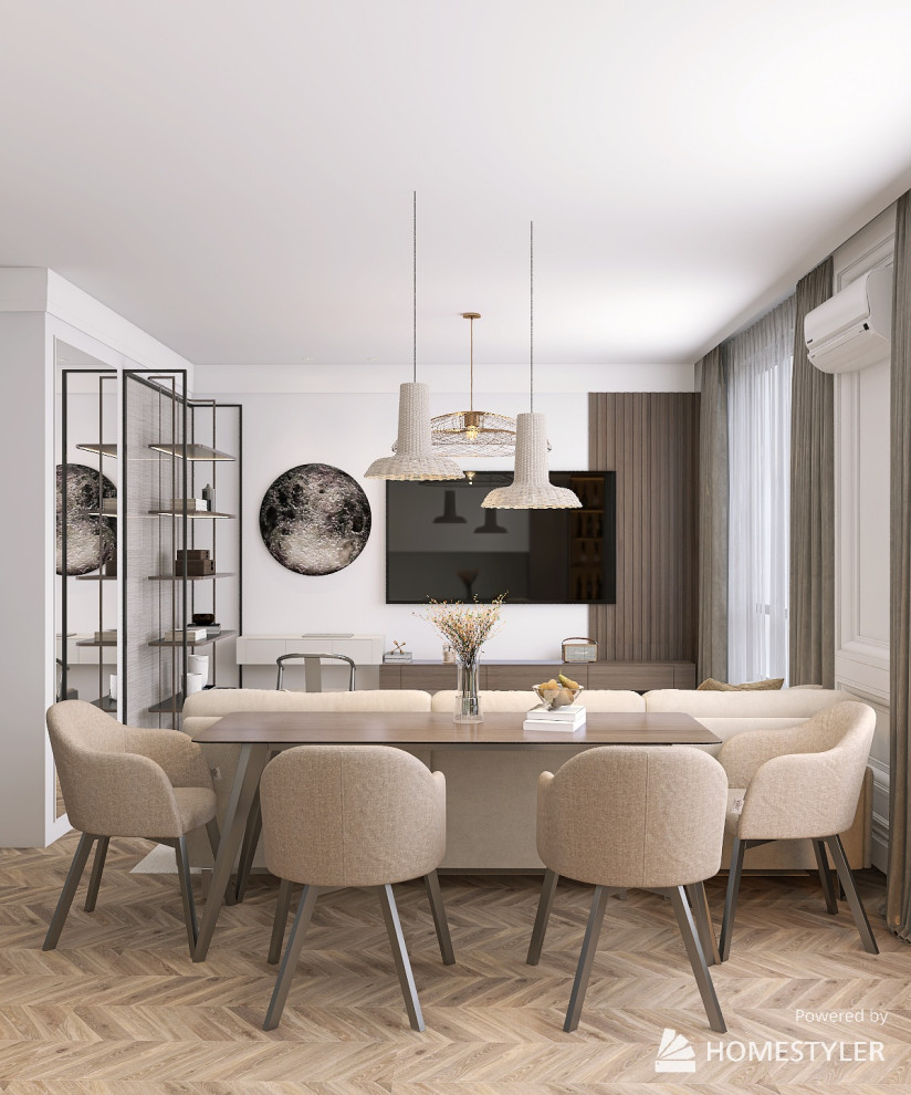 Дизайн-проект 3-комнатной квартиры