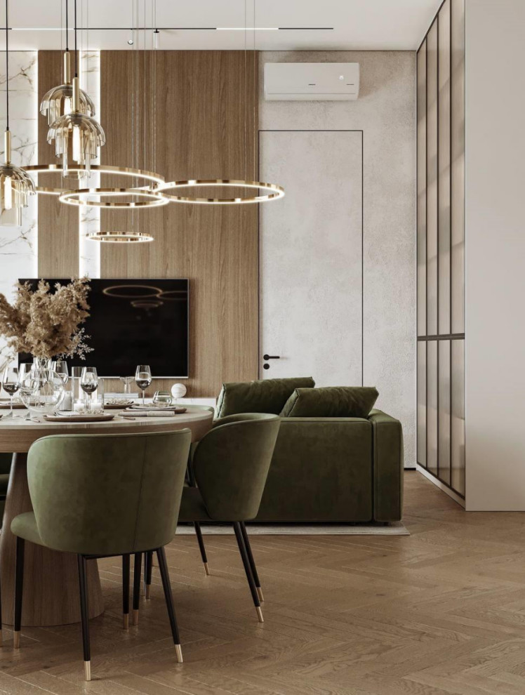 Интерьер квартиры для семьи из 5 человек, 150 м2