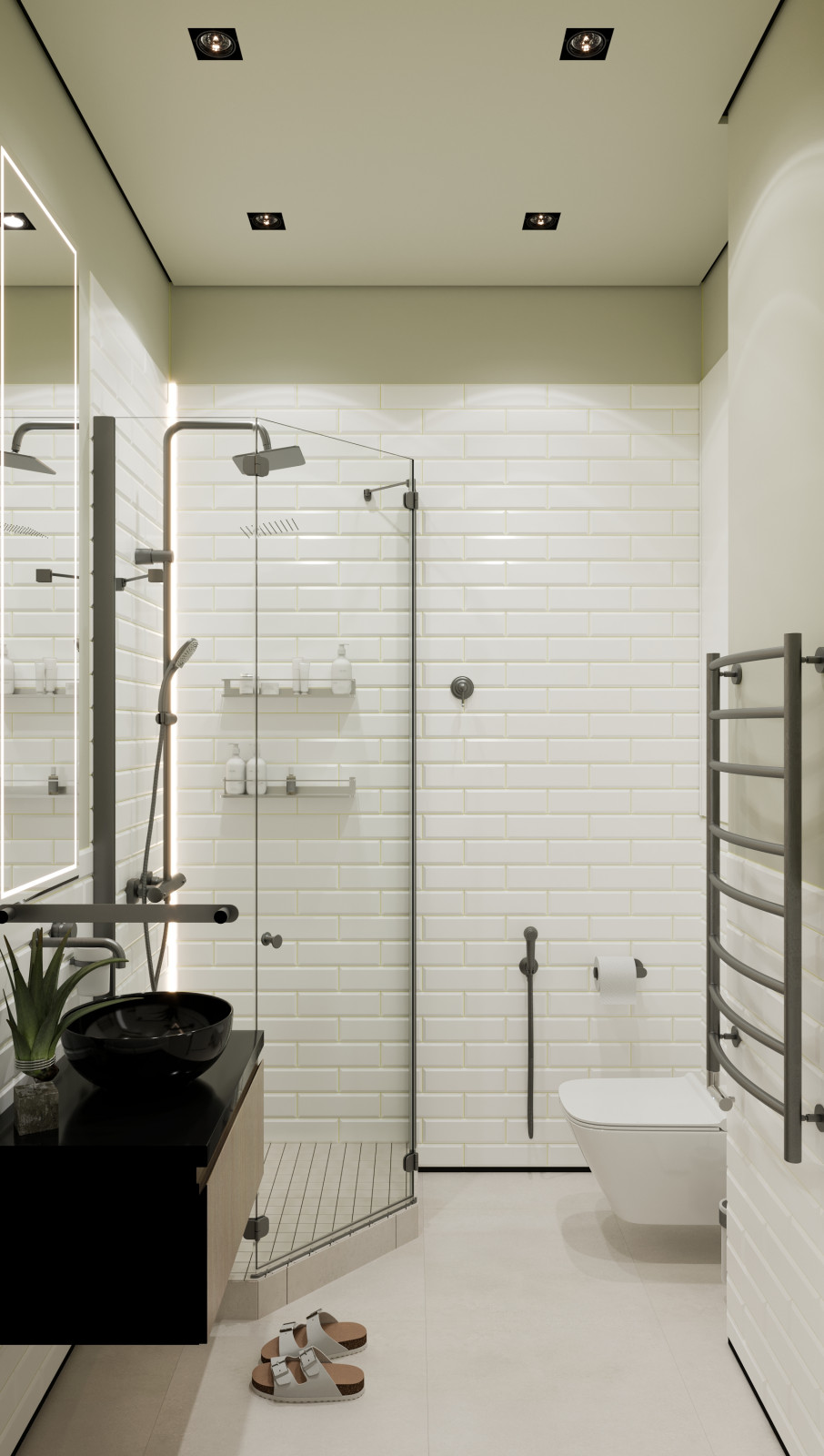 ЖК "Скандинавия", душевая