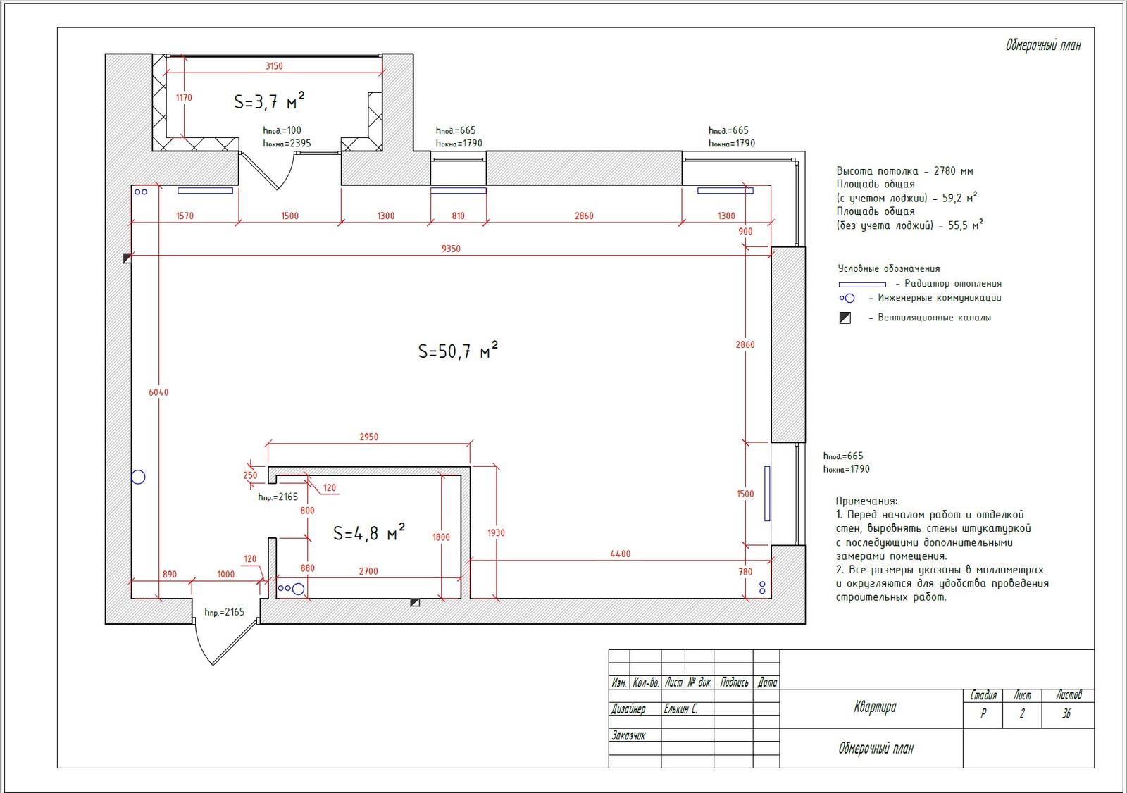 Дизайн квартиры в новостройке
