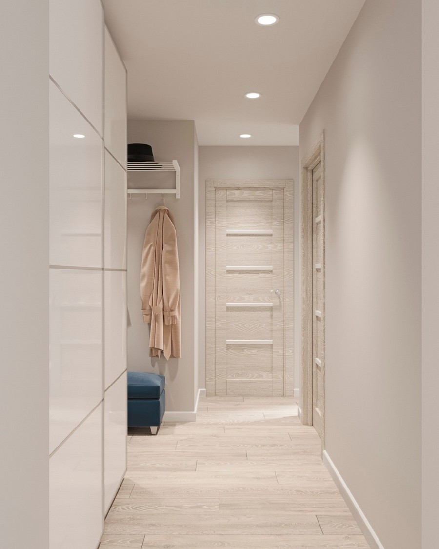 Дизайн двухкомнатной квартиры в кирпичном доме