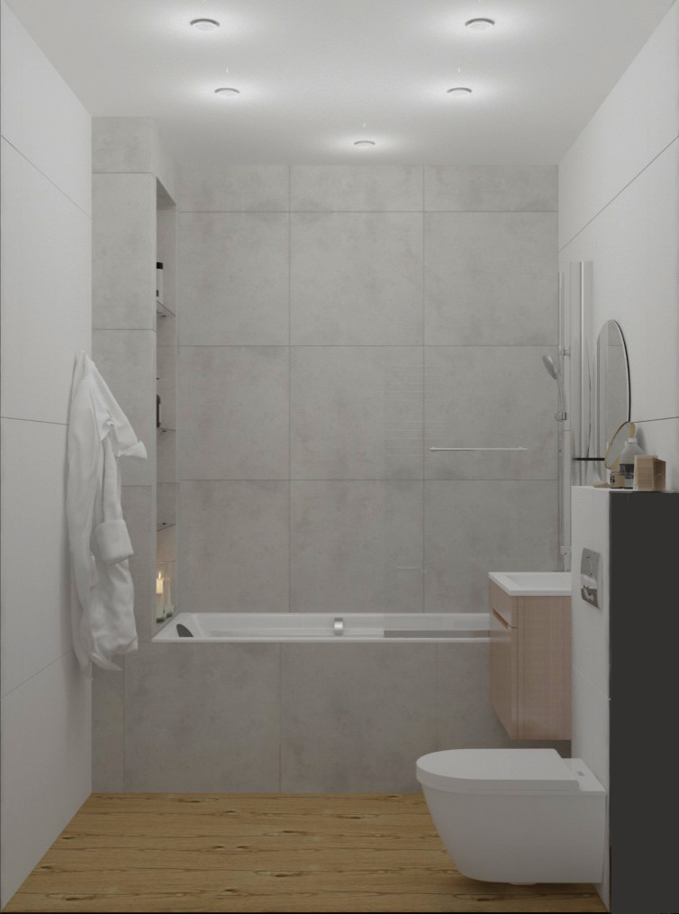 Обложка проекта: Ванная в КП "Варежки"