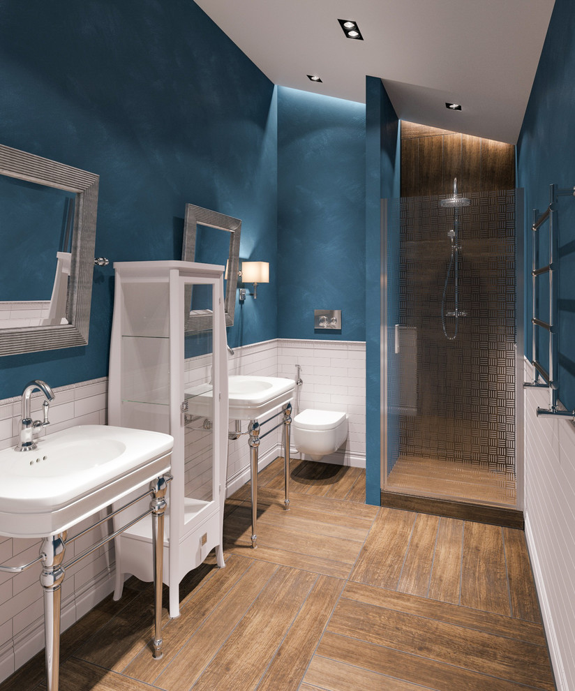 Двухэтажная квартира в стиле Яркая классика 340 м2