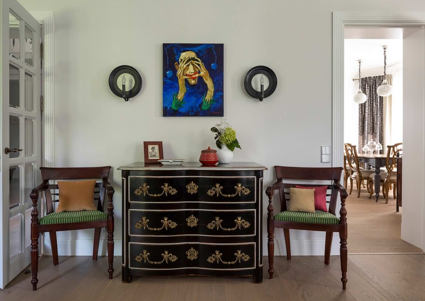 Текстильный декор в загородном доме