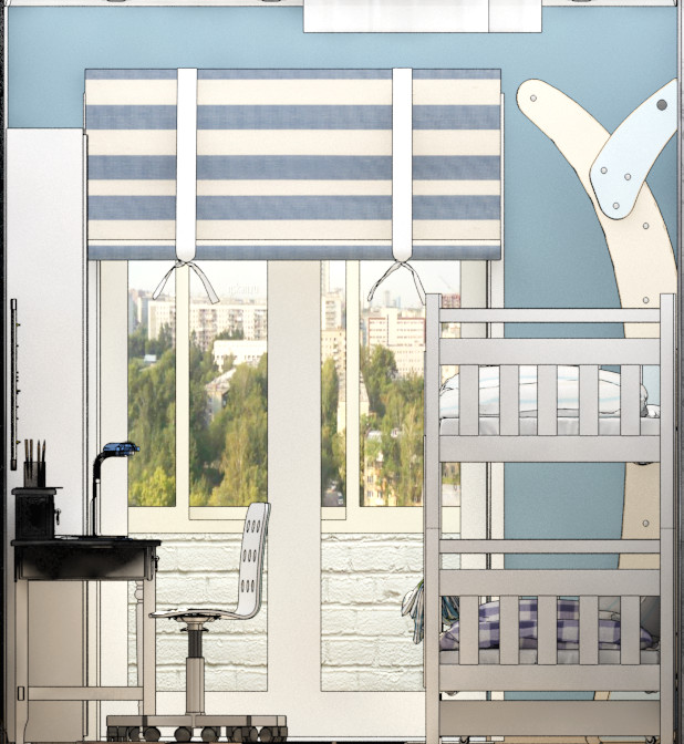 Детская для близнецов