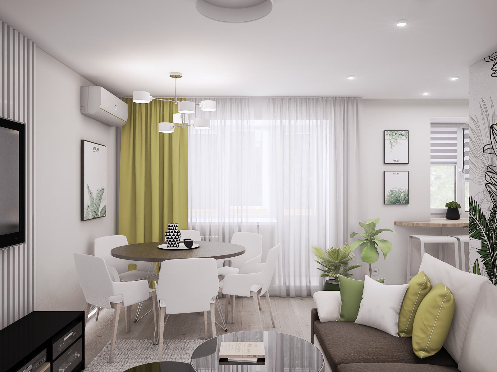 3-комнатная квартира август 2019