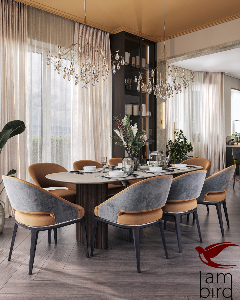 Современная классика с нотками ар-деко в КП "Гайд Парк"