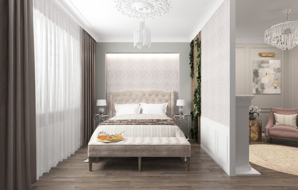 Квартира для девушки в лёгкой классике