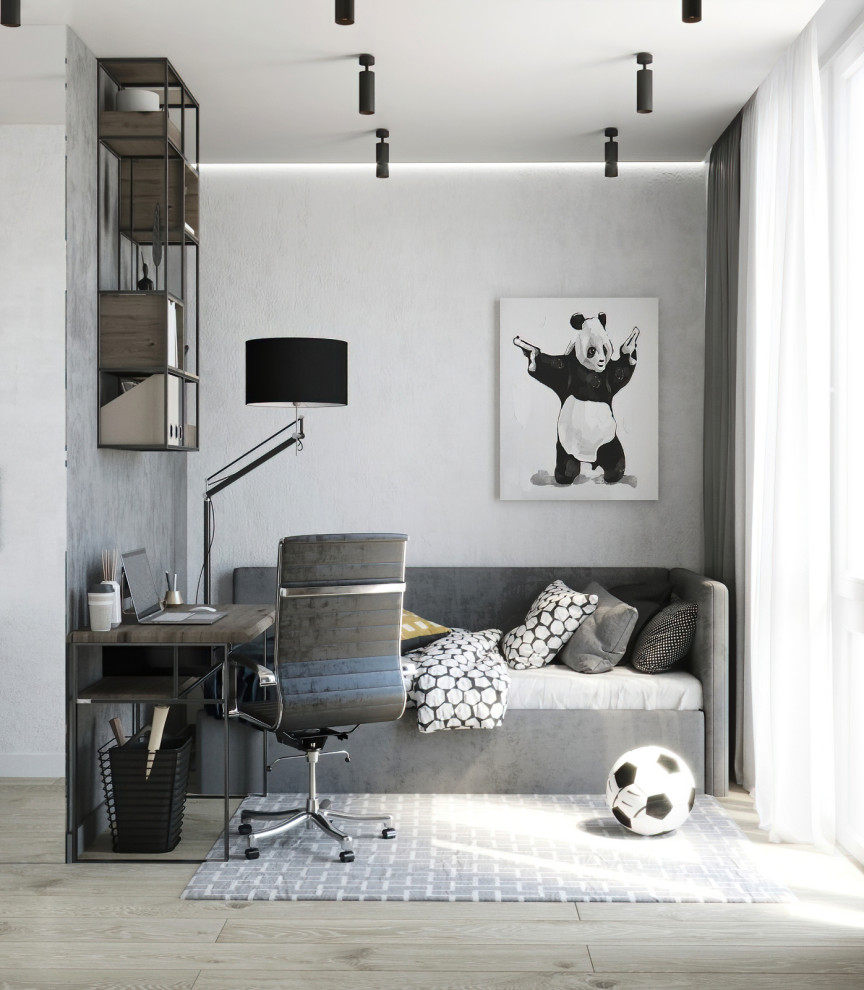 Квартира в современном стиле с элементами лофта