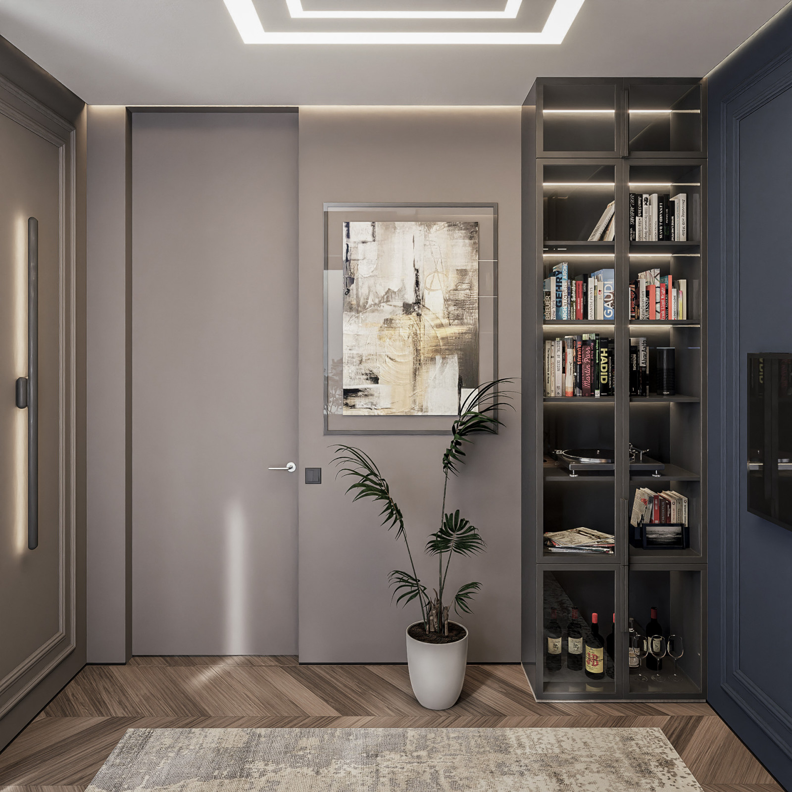 Дизайн-проект четырехкомнатной квартиры 99 м²