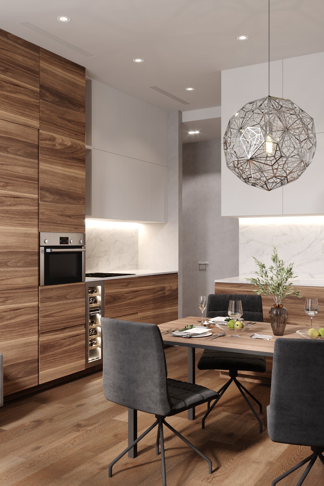 Квартира 71 кв.м. в современном стиле в ЖК «Сердце столицы».