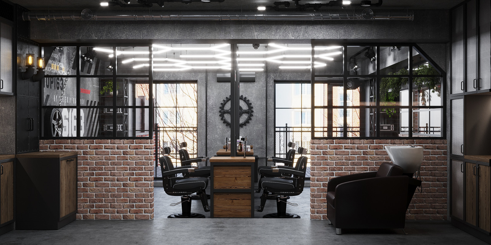 Дизайн барбершопа