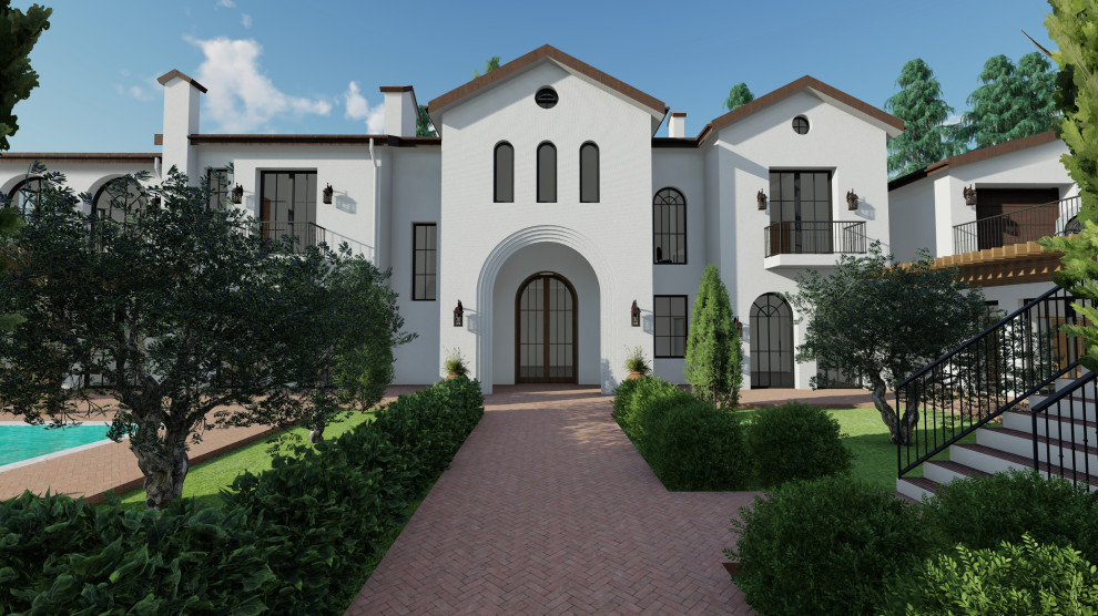 Обложка проекта: Вилла в Ялте с средиземноморском стиле