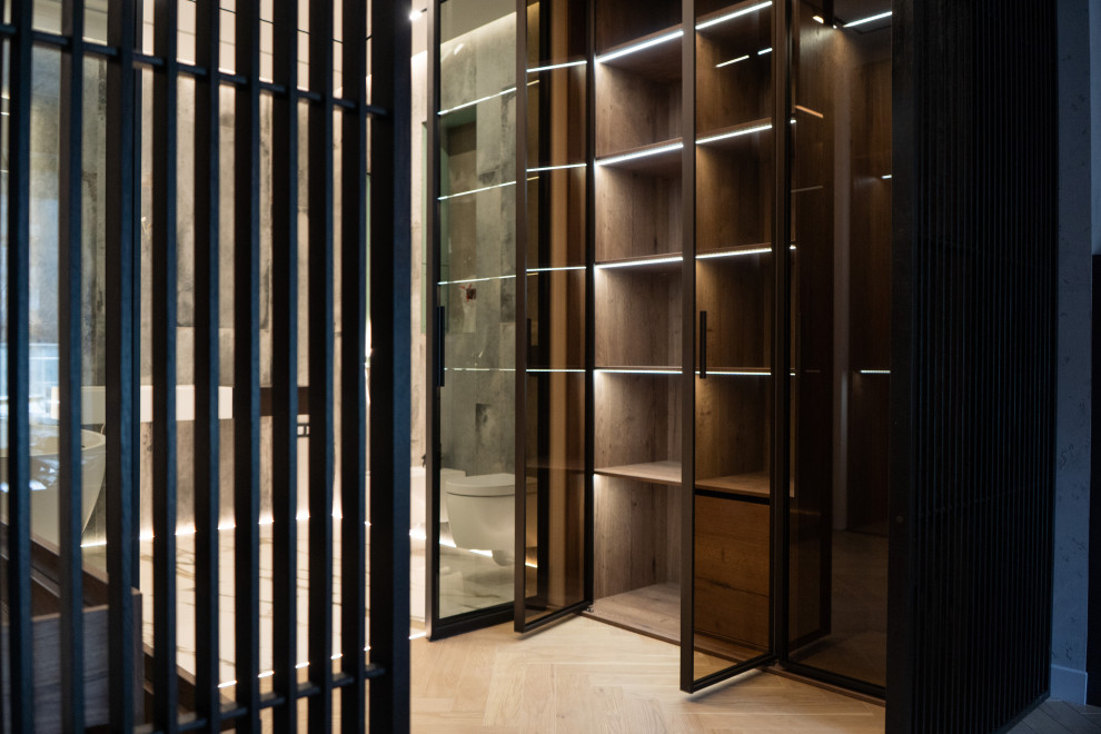 Гардеробная raumplus по двум сторонам