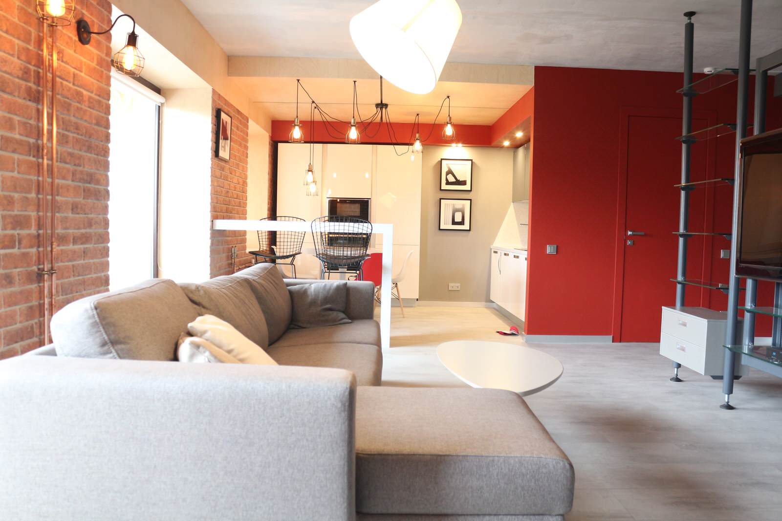 Проект двухуровневой квартиры в стиле ЛОФТ