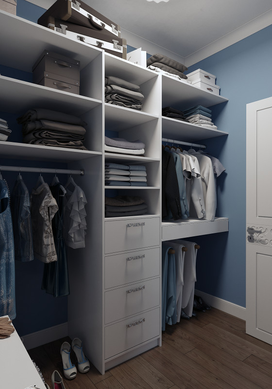 Гардеробная Лофт ЖК Лосиный остров