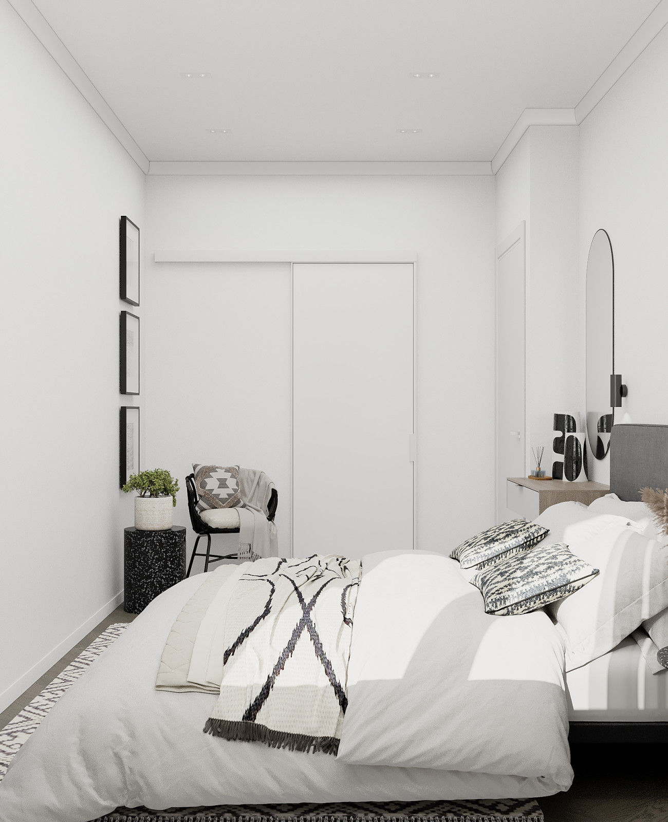 спальня минимализм