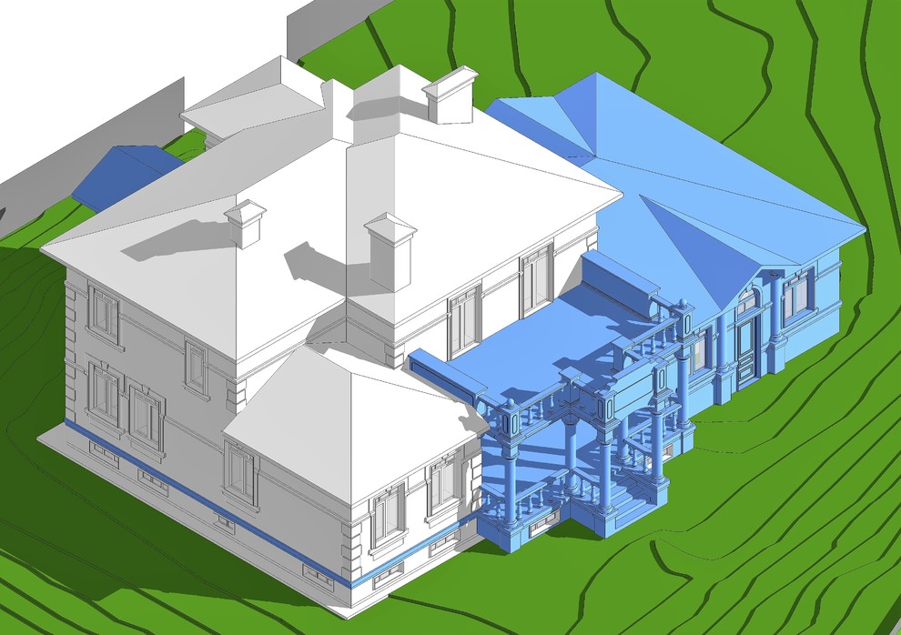 Реконструкция загородного жилого дома