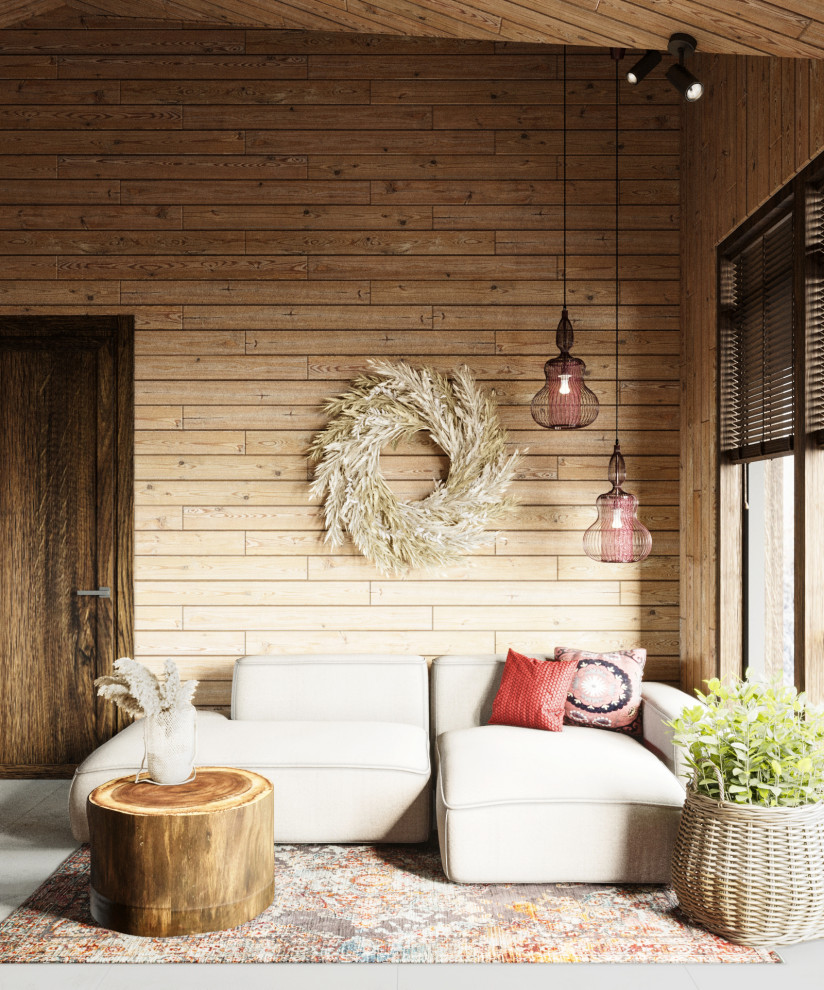 Обложка проекта: Интерьер бани в парк-отеле