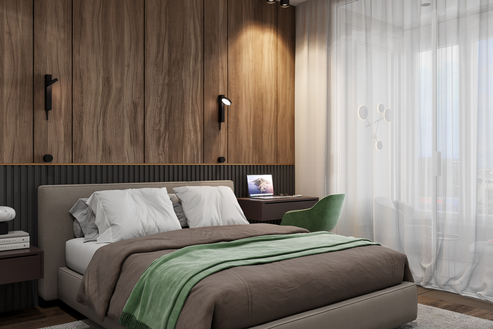 Квартира 108 кв.м. в современном стиле в ЖК CITY Park.