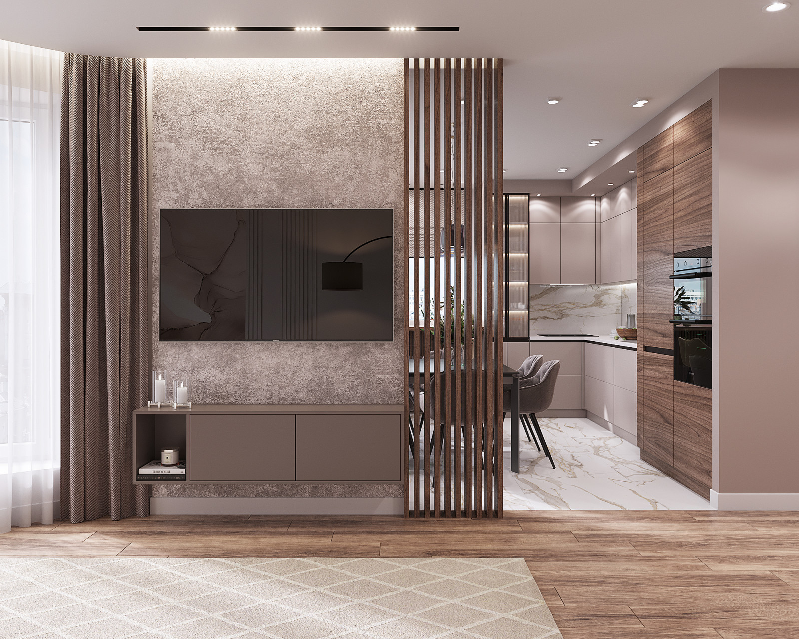 Уютный минимализм /  ЖК "Машков"