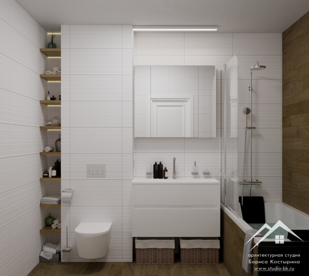 Дизайн-проект интерьера трехкомнатной квартиры 75 м²