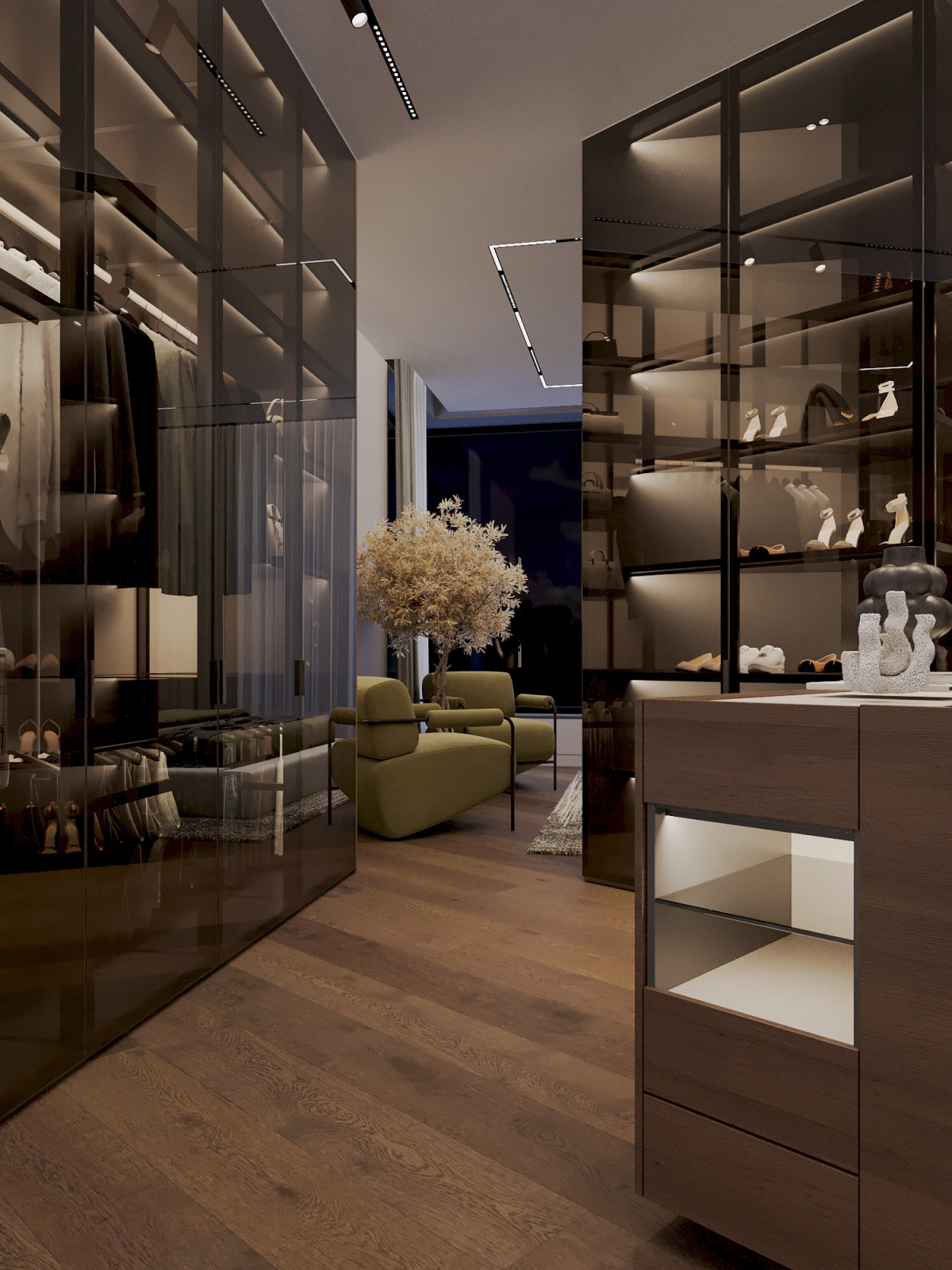 Загорожный Дом Мастер спальня