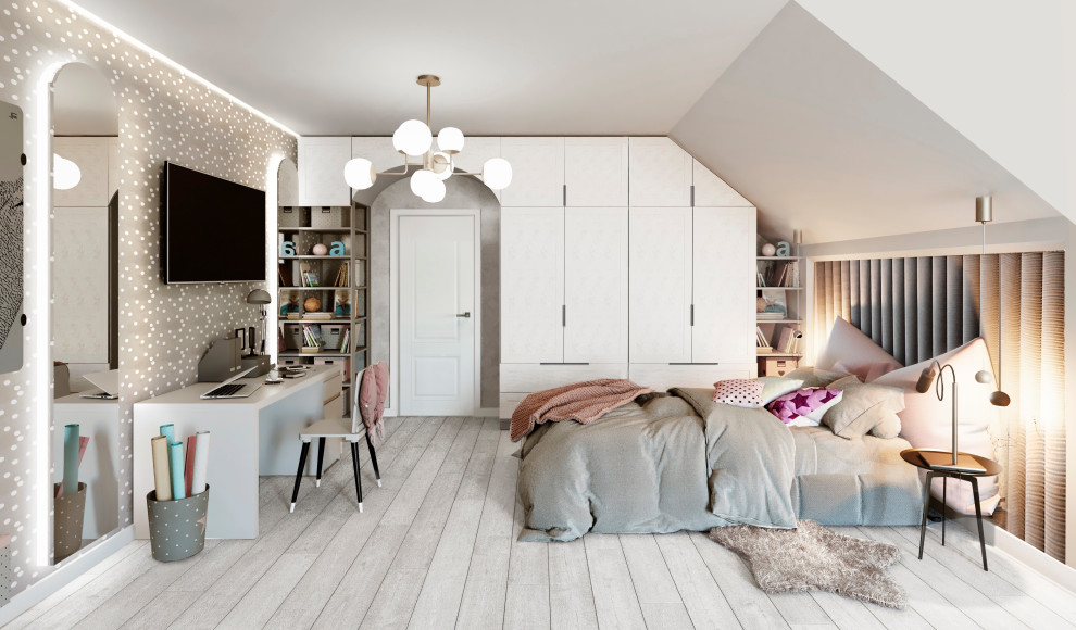 Обложка проекта: Визуализация детской из дизайн-проекта.