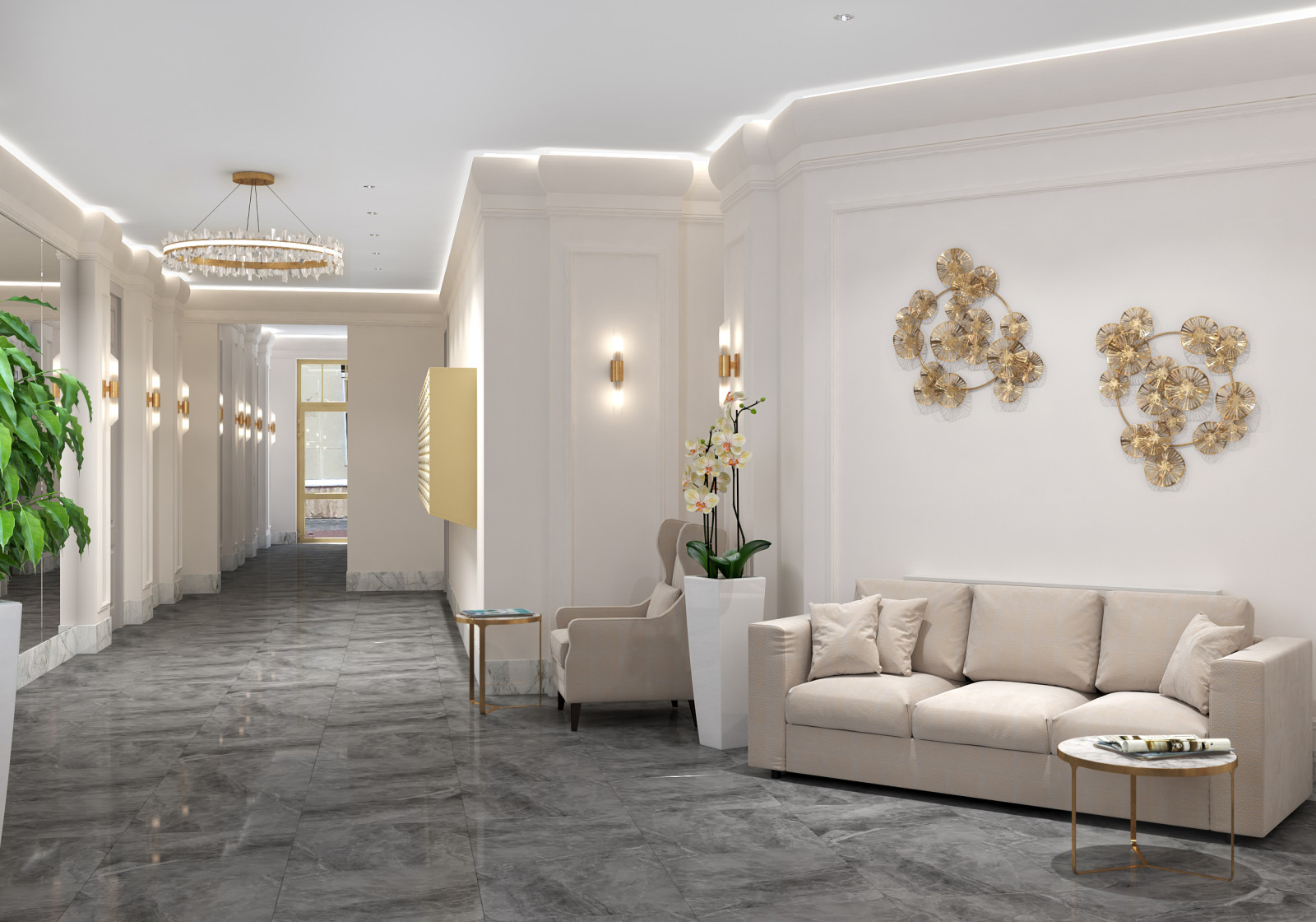 входная группа в ЖК