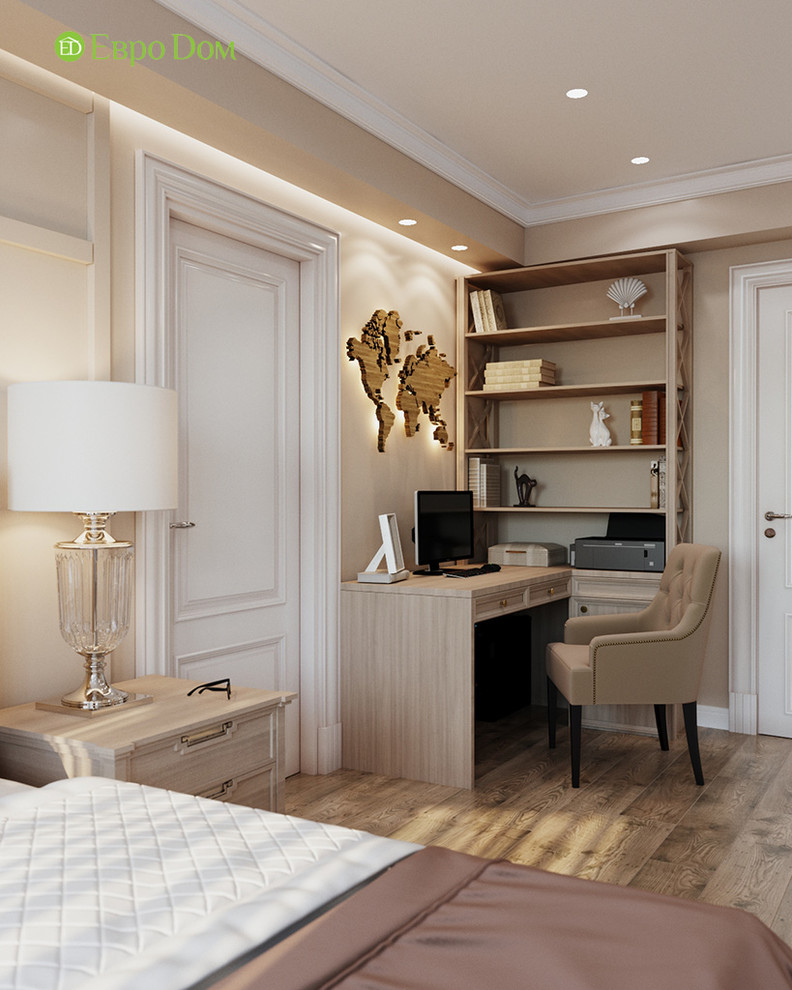 Дизайн трехкомнатной квартиры 83 кв. м в стиле неоклассика. Фото проекта