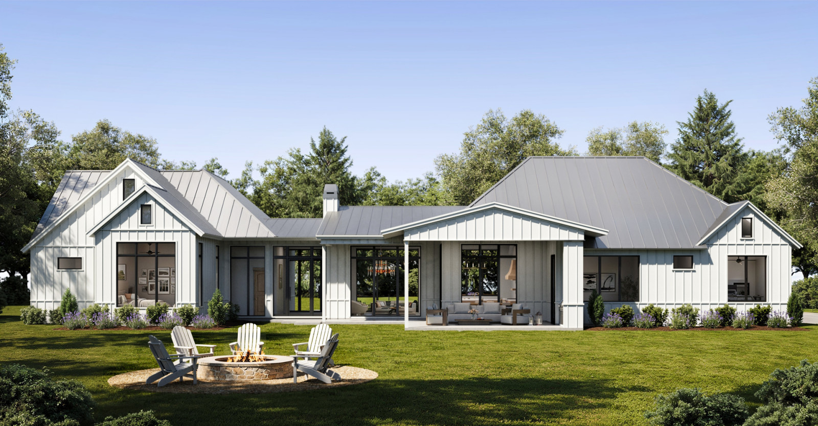 Обложка проекта: Vineyard Traditional Farmhouse