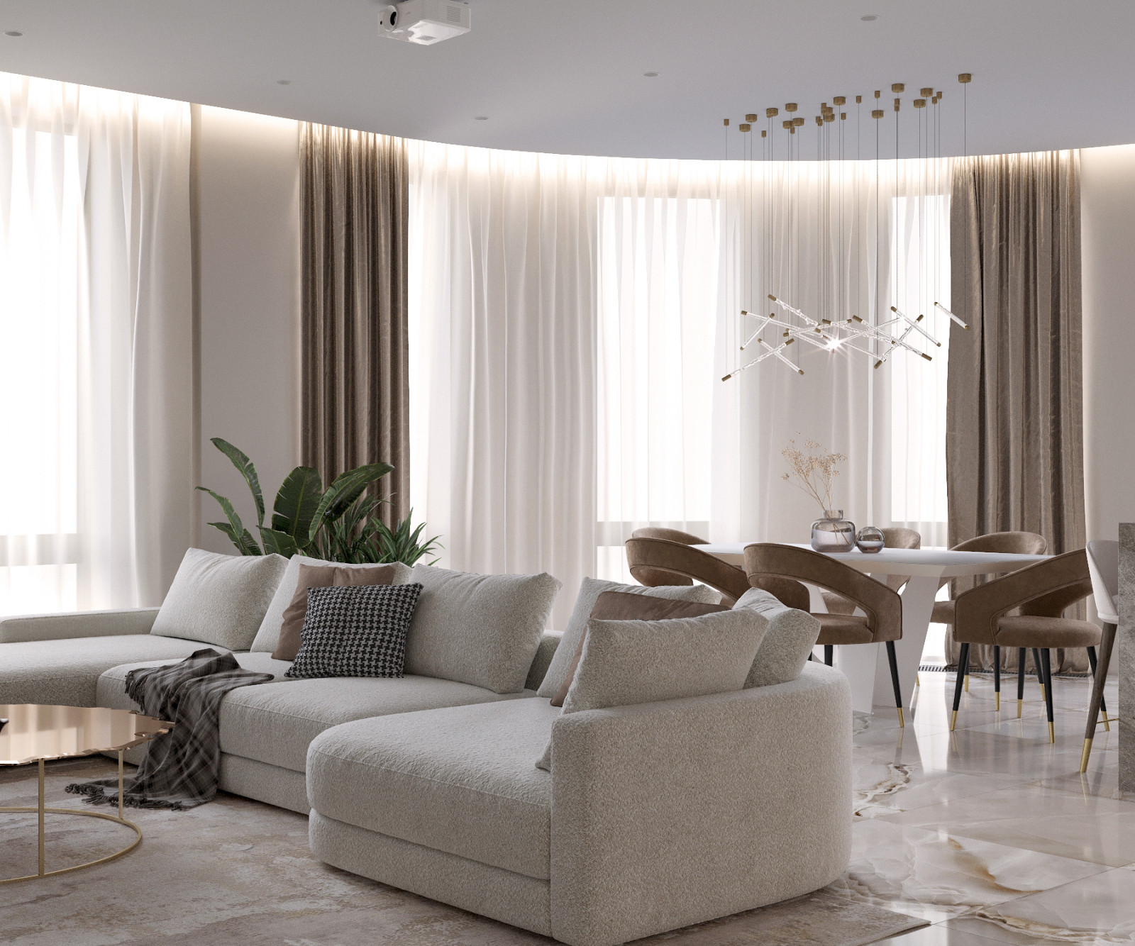 Квартира в ЖК «Плотничный». Элегантность и минимализм