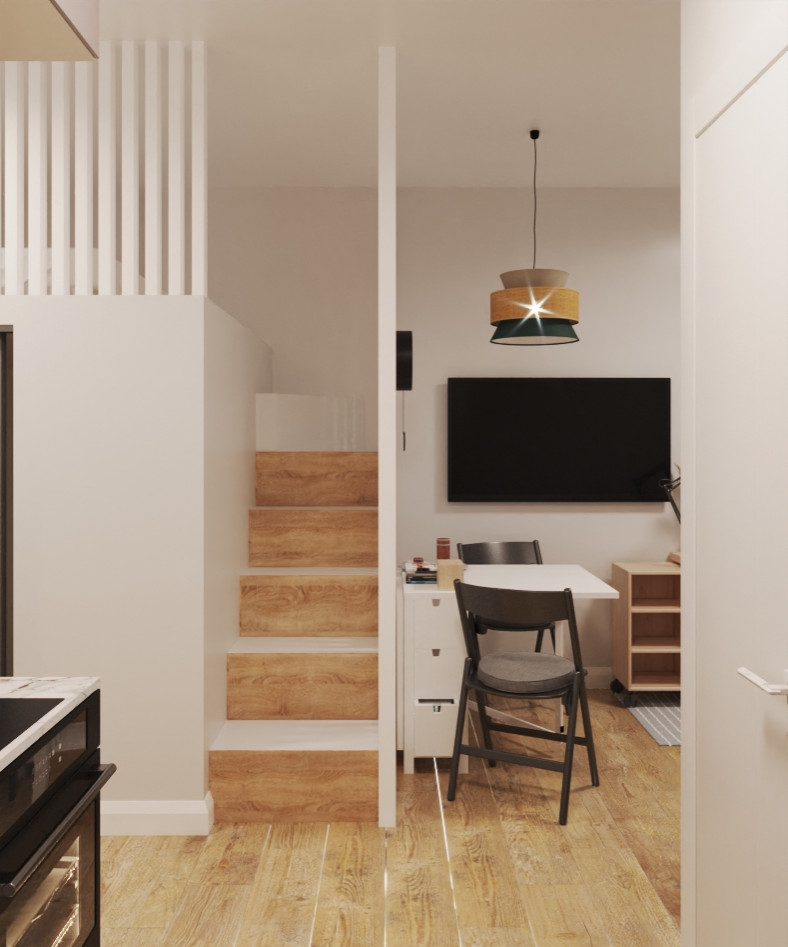 Маленькая площадь: переделка коммуналки в студию