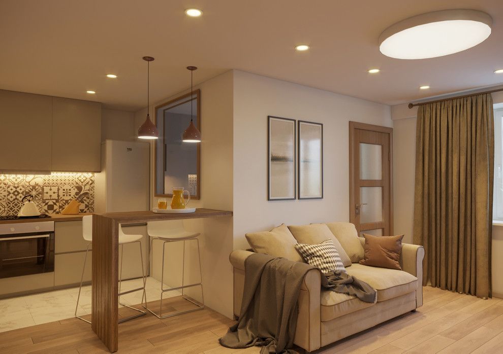 Квартира в современном стиле в городе Ижевске.