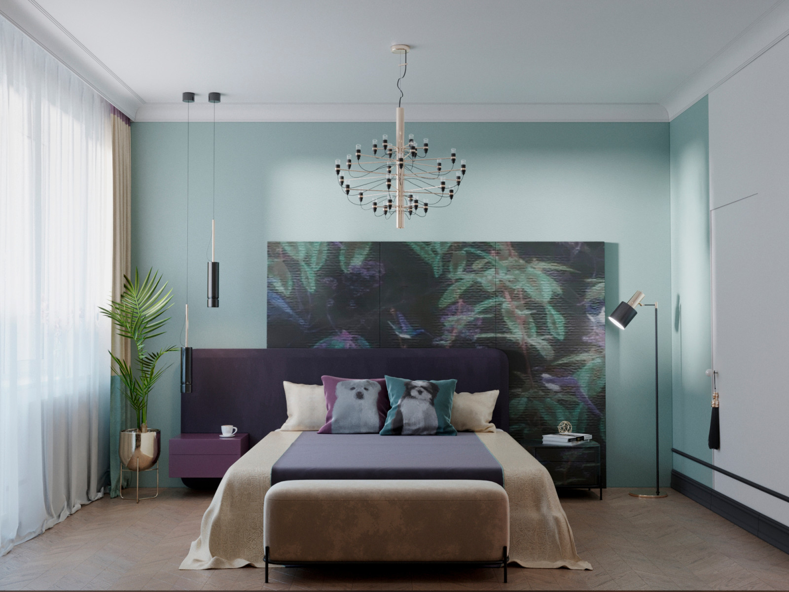 Дизайн-проект трехкомнатной квартиры в ЖК "Платинум"