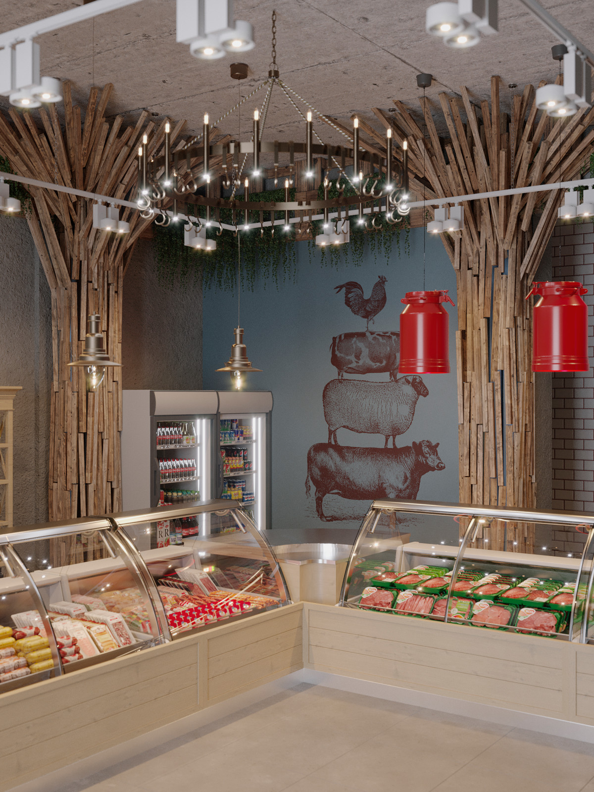 Проект мясного магазина Коляда 2
